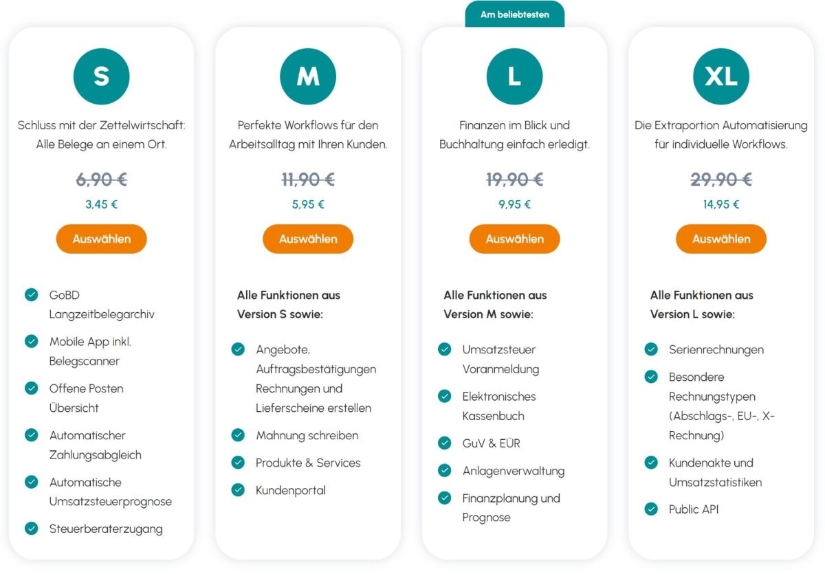 sevdesk vs lexoffice Vergleich